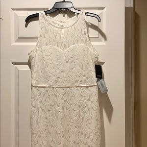White lace dress